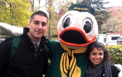 Victor Santamaria y Jennifer Rachwani